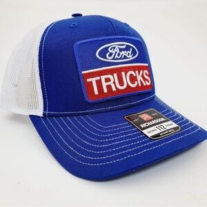 Ford Trucks Richardson 112 Mesh Snapback Cap Hat Embroidered Patch